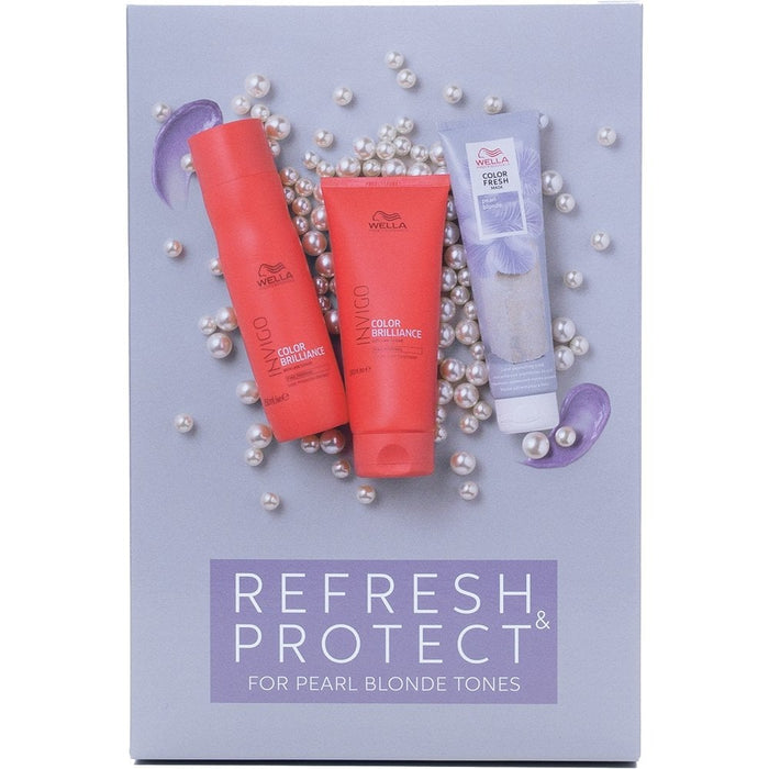 Wella Refresh & Protect Set For Pearl Blonde Tones - Franklins