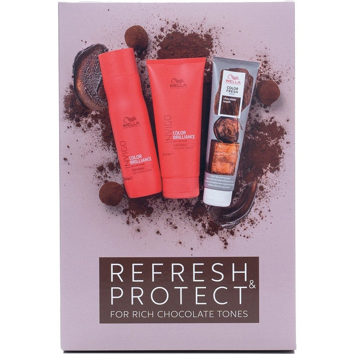 Wella Refresh & Protect Set For Rich Chocolate Tones - Franklins