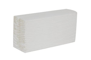 White C Fold Paper Hand Towels 15 x 157 Sheets - Franklins