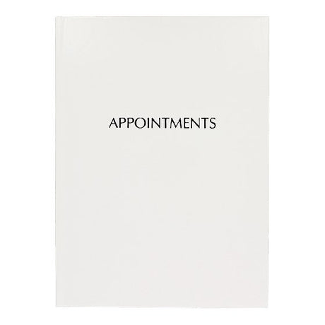 White Gloss 6 Column Appointment Book - Franklins