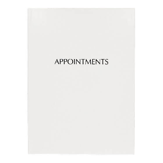 White Gloss 6 Column Appointment Book - Franklins